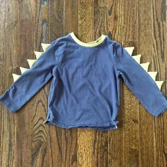 Tommy Bahama Other - Tommy Bahama Boys 2T Navy Blue/Green Long-Sleeve Dino Accent Tee